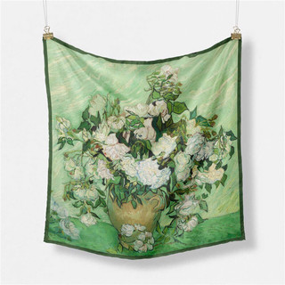 Khăn choàng lụa trung niên sang trọng 30cmx30cm