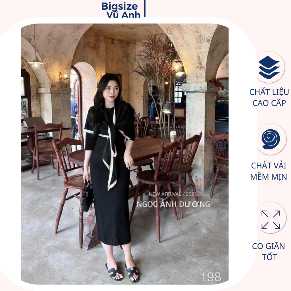 Đầm bầu thu đông tay lỡ , váy bầu thiết kế Len cao cấp lông mềm kèm khăn dáng dài trơn co giãn body cực xinh