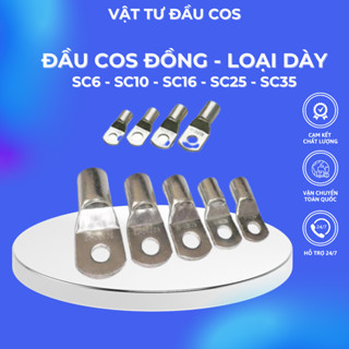 5 Cái Đầu Cos ĐỒNG mạ kẽm Từ SC6 10 16 25 35 LOẠI DÀY