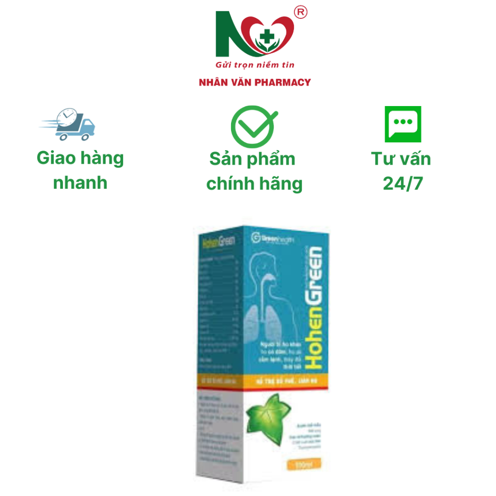 Hohen Green - Giải Pháp Từ Thiên Nhiên Giúp Bạn Đánh Bay Ho Và Đờm