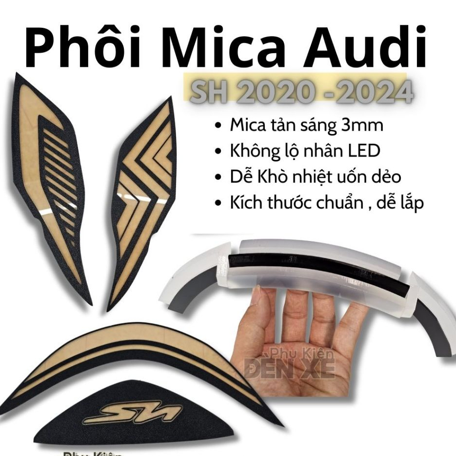 Phôi Đèn LED Audi Sh2024 - Tạo hình audi , không lộ nhân LED, dễ uốn khuân