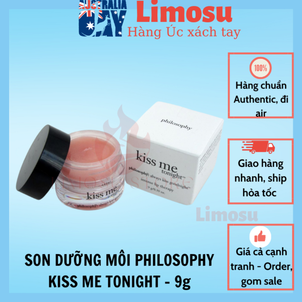 Son dưỡng môi Philosophy Kiss me tonight 9g