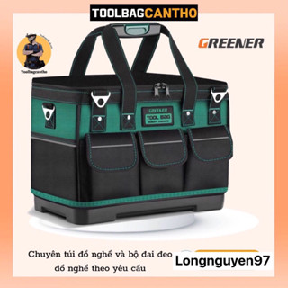 Túi xách vuông có nắp đậy đựng đồ nghề Greener 18 inch, 20 inch