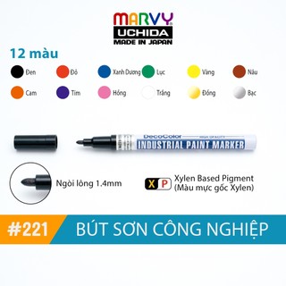 Bút sơn không phai Marvy Uchida 221 ngòi 1.4mm