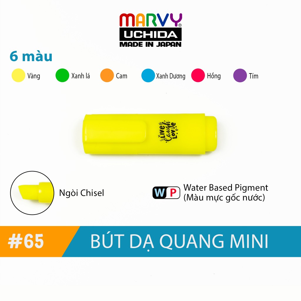 Bút dạ quang Marvy Uchida 65