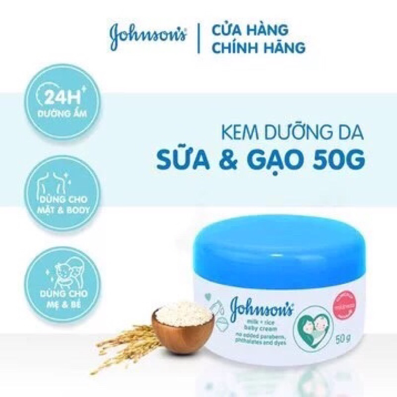 Gohson 50g kem dưỡng ẩm sữa và gạo