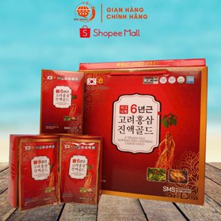 Nước Hồng Sâm 6 Năm Tuổi Gold NongHyup  (70ml x 30 gói) - DHC Korea Ginseng