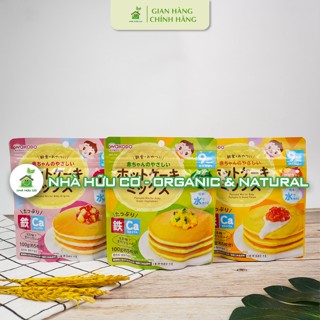  Bột làm bánh Pancake Hotcake WAKODO MORINAGA Nhật Bản cho bé từ 9m+ 12m+ Nhà hữu cơ 