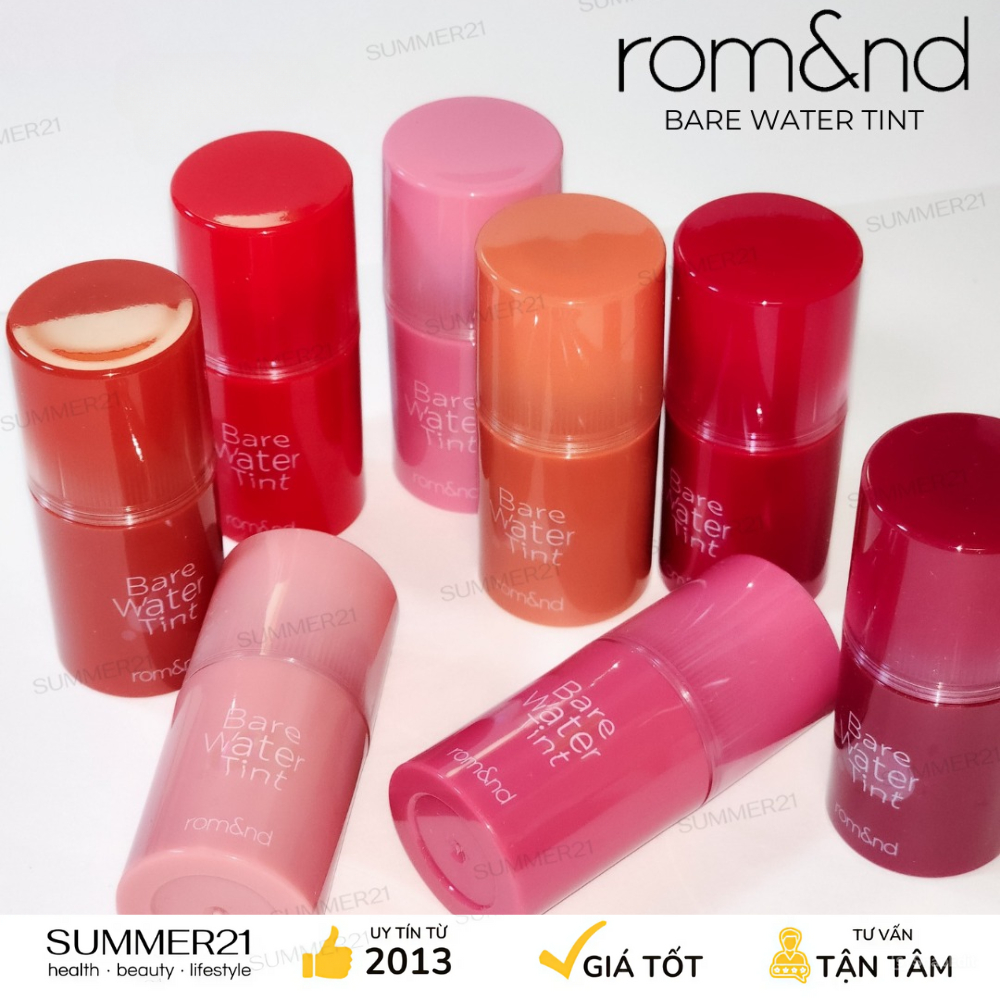Son tint bóng ROM&ND BARE WATER TINT