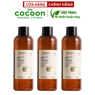  Combo 3 Bigsize - Nước tẩy trang bí đao Cocoon tẩy sạch makeup & giảm dầu 500ml 