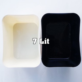 combo 2  Khay Nhựa 7 Lít 30x22x16cm Nuôi Cá 7 Màu, Betta, Guppy Và Các Loại Cá Cảnh