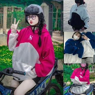 Áo Khoác Hoodie Nỉ VESTURE Nữ Form Rộng Có Mũ Ulzzang