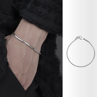  Vòng Tay Nam Nữ ConJun Lắc tay bạc cặp đôi Basic Thiết Kế Sợi Mảnh Chất Liệu Bạc 925 sáng sang trọng Tavi Studio 