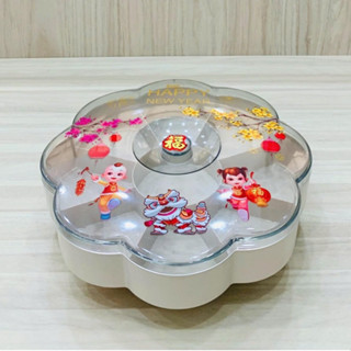  Hộp mứt mai 8 cánh  Hộp mứt tết Hằng Sao Sáng 