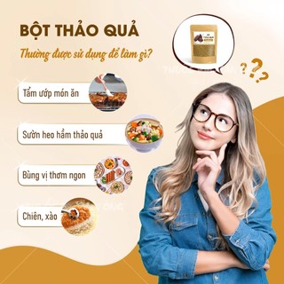 Bột thảo quả nguyên chất 100g, thơm, mịn, gia vị nấu phở, tẩm ướp, chiên, xào, thơm ngon, đậm vị