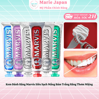 Kem Đánh Răng Marvis Siêu Sạch Mảng Bám Trắng Răng Thơm Miệng Ý - 85ml