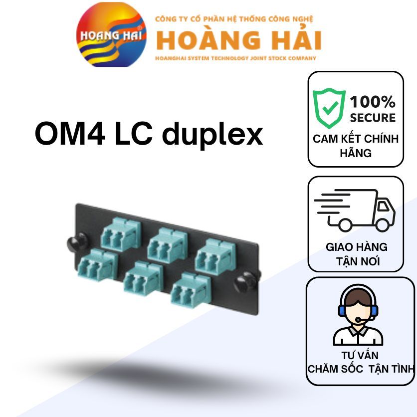 Bảng điều khiển bộ chuyển đổi sợi quang OM4 LC duplex