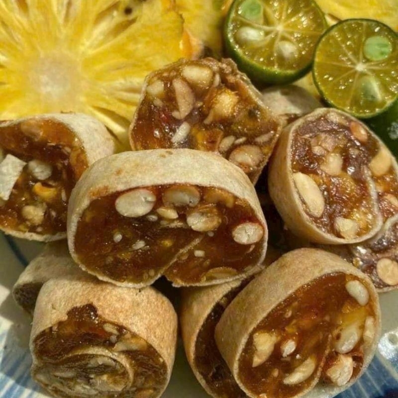 KẸO KHÓM TẮC ĐẬU CUỘN