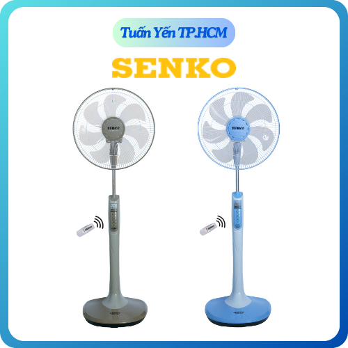 Hỏa Tốc HCM - Quạt đứng điều khiển từ xa Senko DR1608 công suất 65W, có chức năng hẹn giờ