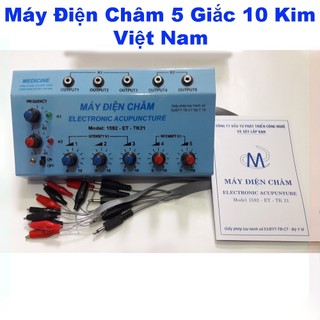 Máy Điện Châm 5 Giắc 10 Kim Việt Nam