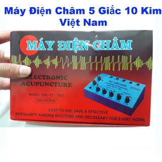Máy Điện Châm 5 Giắc 10 Kim Việt Nam