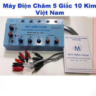 Máy Điện Châm 5 Giắc 10 Kim Việt Nam