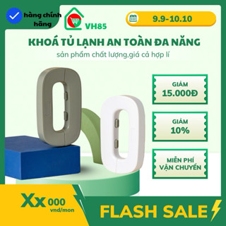 Khoá Cửa Ngăn Kéo Tủ Lạnh Đa Năng - Chống Kẹp An Toàn Cho Bé, Không Cần Đục Lỗ