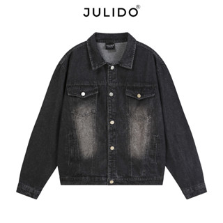 Áo Khoác Denim Dày Dặn Nam Nữ JULIDO full size