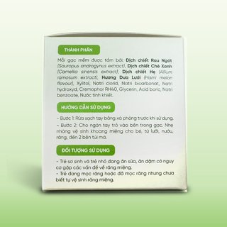 Gạc rơ lưỡi thảo dược Elemis  (Hộp 30 gói)