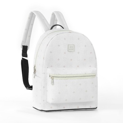 Balo da PU đi học thời trang Nam nữ trượt nước đựng laptop Season 9 Local Brand Midori M Studio