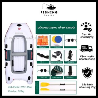 Thuyền Bơm Hơi [ TẶNG BƠM ĐIỆN ] Thuyền Chịu Mài Mòn, Thuyền Câu Cá, Thuyền Gấp, Thuyền Cao Su, Thuyền Cứu hộ