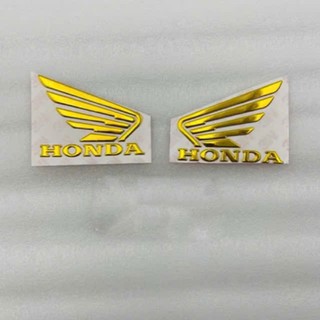 (xả kho-hàng đẹp) Logo cánh chim chữ Honda (giá 1 cặp)