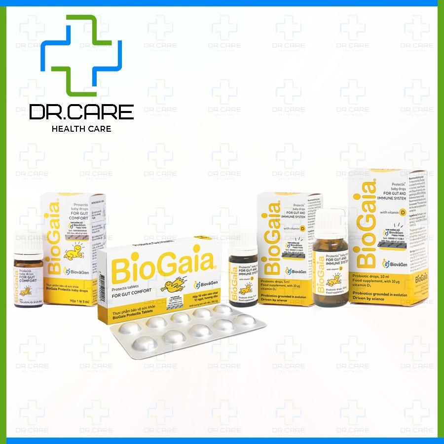 Men vi sinh BioGaia ProTectis Drops (Nhỏ giọt) / Tablets (Viên) (+ Vitamin D3) giúp cải thiện hệ tiê