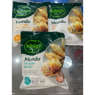  Bánh xếp Mandu 350g nhân thịt   hải sản siêu ngon - Siêu thị nguyên liệu đồ ăn vặt 