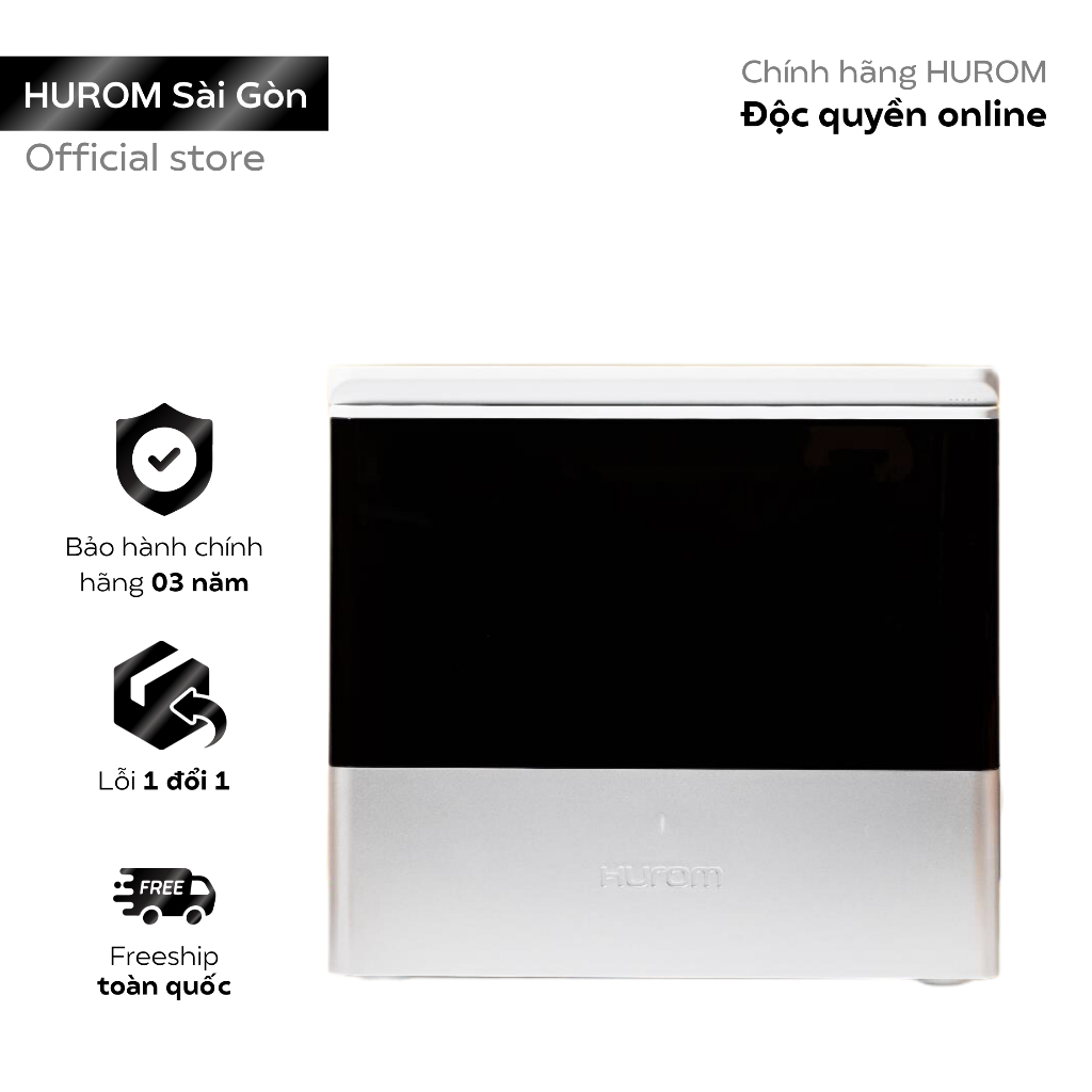 (HCM) Hurom Máy rửa thực phẩm, rửa rau củ công nghệ siêu âm - Bảo hành chính hãng