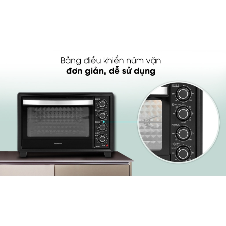 Lò nướng Panasonic NB-H3801KRA  dung tích 38 lít, công suất 1500w hàng trưng bày