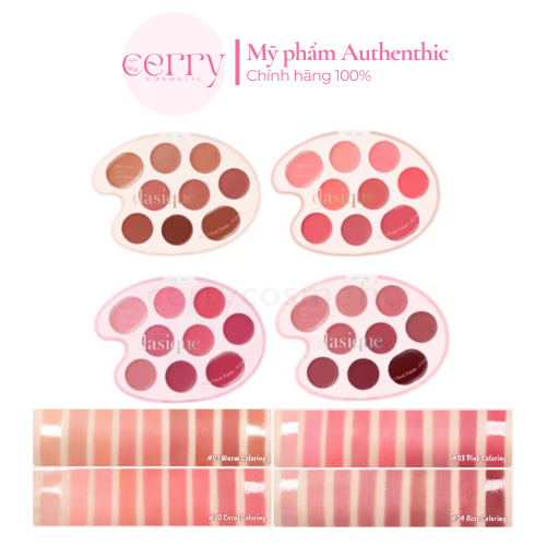 ( SẴN ) Bảng son và má hồng DASIQUE Mood Painting Lip & Cheek