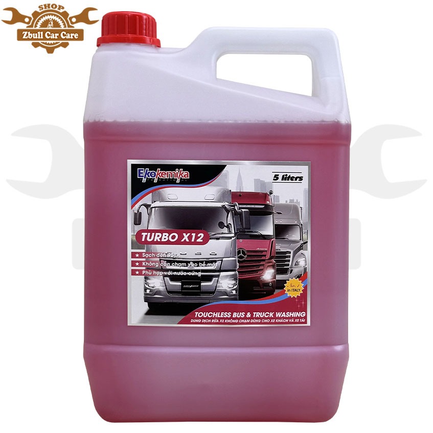 Nước rửa xe không chạm Turbo X12 Ekokemika can 5L