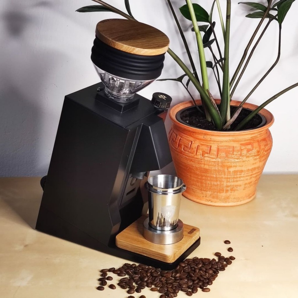 Máy xay cà phê Eureka Oro Mignon Single Dose - 32cm x 13cm x 26cm, 7.2kg, Chrome/Đen/Trắng