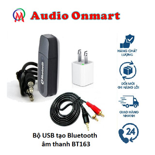 Bộ USB tạo bluetooth cho loa và amly + Cóc sạc + Cáp bông sen