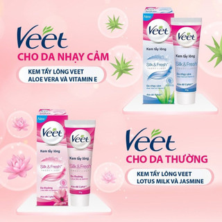 Kem Tẩy Lông Veet Silk & Fresh
