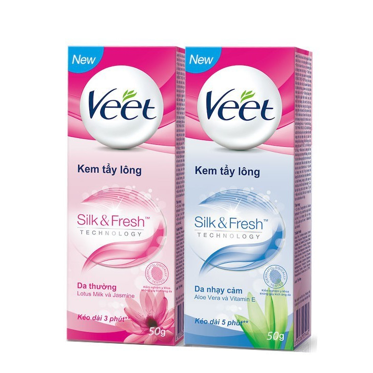 Kem Tẩy Lông Veet Silk & Fresh