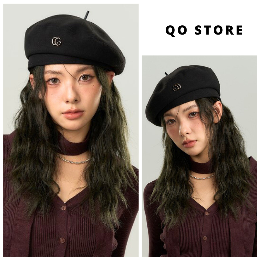 Mũ Nồi, Mũ Beret Nữ Thời Trang Thu Đông Phong Cách Hàn Quốc QO STORE BRT08