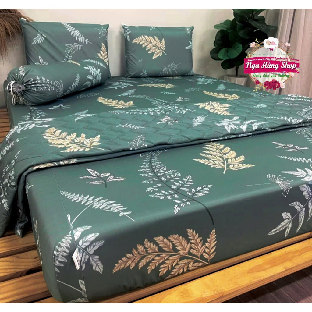 Sỉ ga trải giường 2mx2m2, ga chun trải giường polly cotton nhiều mẫu
