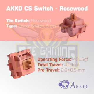  Bộ AKKO Switch – Rosewood  45 switch  