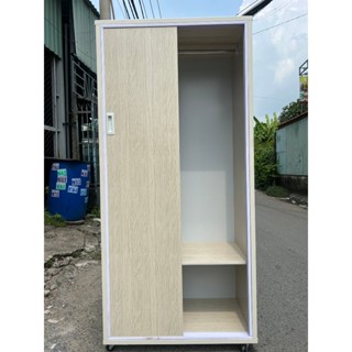  Tủ nhựa đài loan 2 cánh cửa lùa 1m8x85   free ship HCM   . 