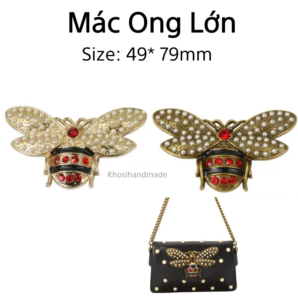 Mác Ong Lớn Trang Trí Túi Xách (40k/Cái)
