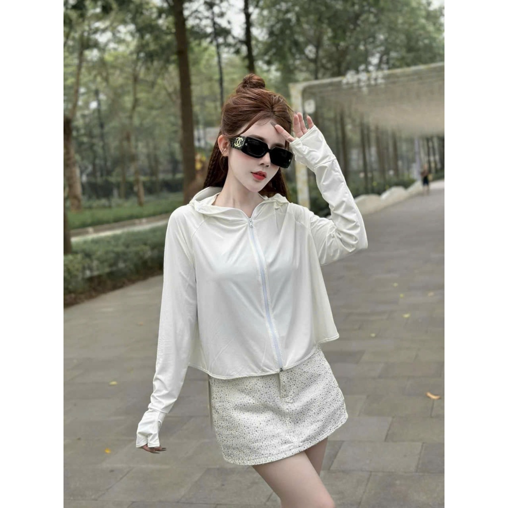 Áo Chống Nắng Nữ Thun Lạnh Cánh Dơi CHỐNG TIA UV Chất Liệu Lụa Băng Siêu Nhẹ Làm Mát Dáng Xuông dáng