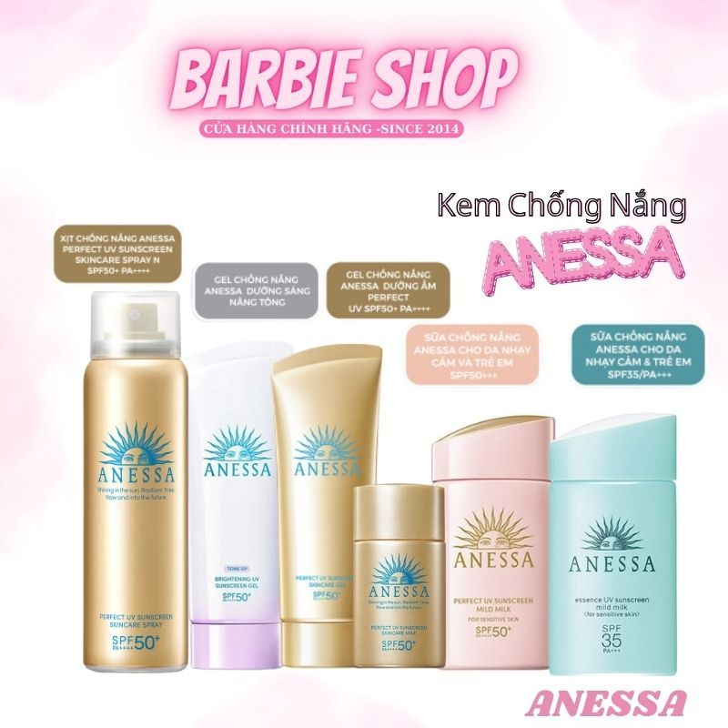[Đủ Dòng] Kem Chống Nắng Anessa Perfect UV Sunscreen Mild Milk -  Skincare Milk  - Tone Up Brighteni
