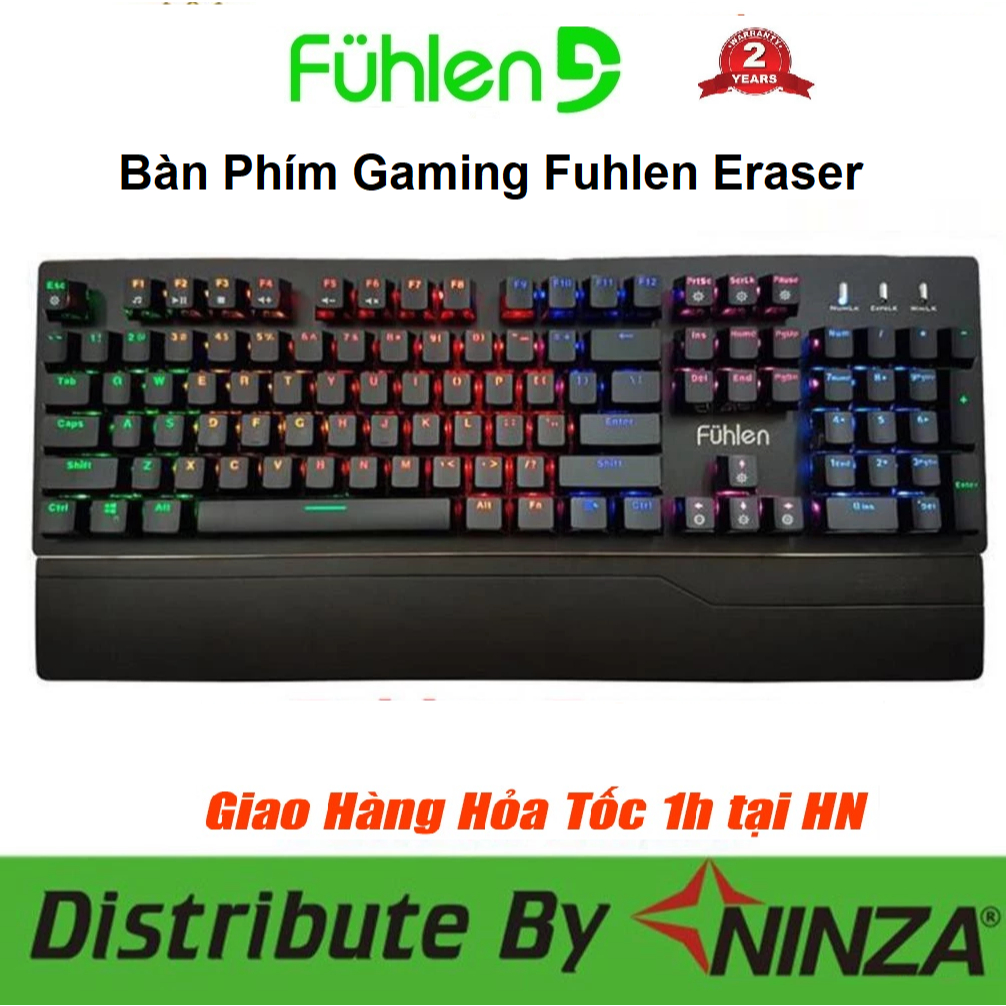 Bàn Phím Cơ Gaming Fuhlen Eraser/Destroyer - Hàng Chính Hãng Bảo Hành 2 Năm